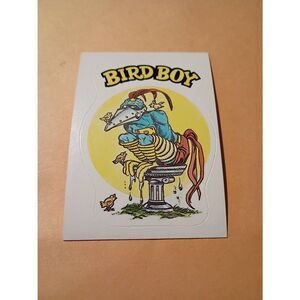 1983 General Mills Zero Hero Trading Card Sticker Vintage #64 Bird Boy